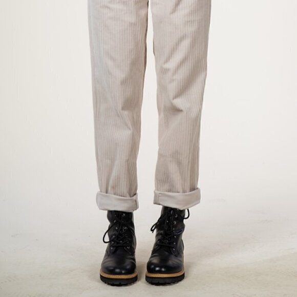 HIGH Waist Paperbag Corduroy Baggy Pants - Picture 2 of 7
